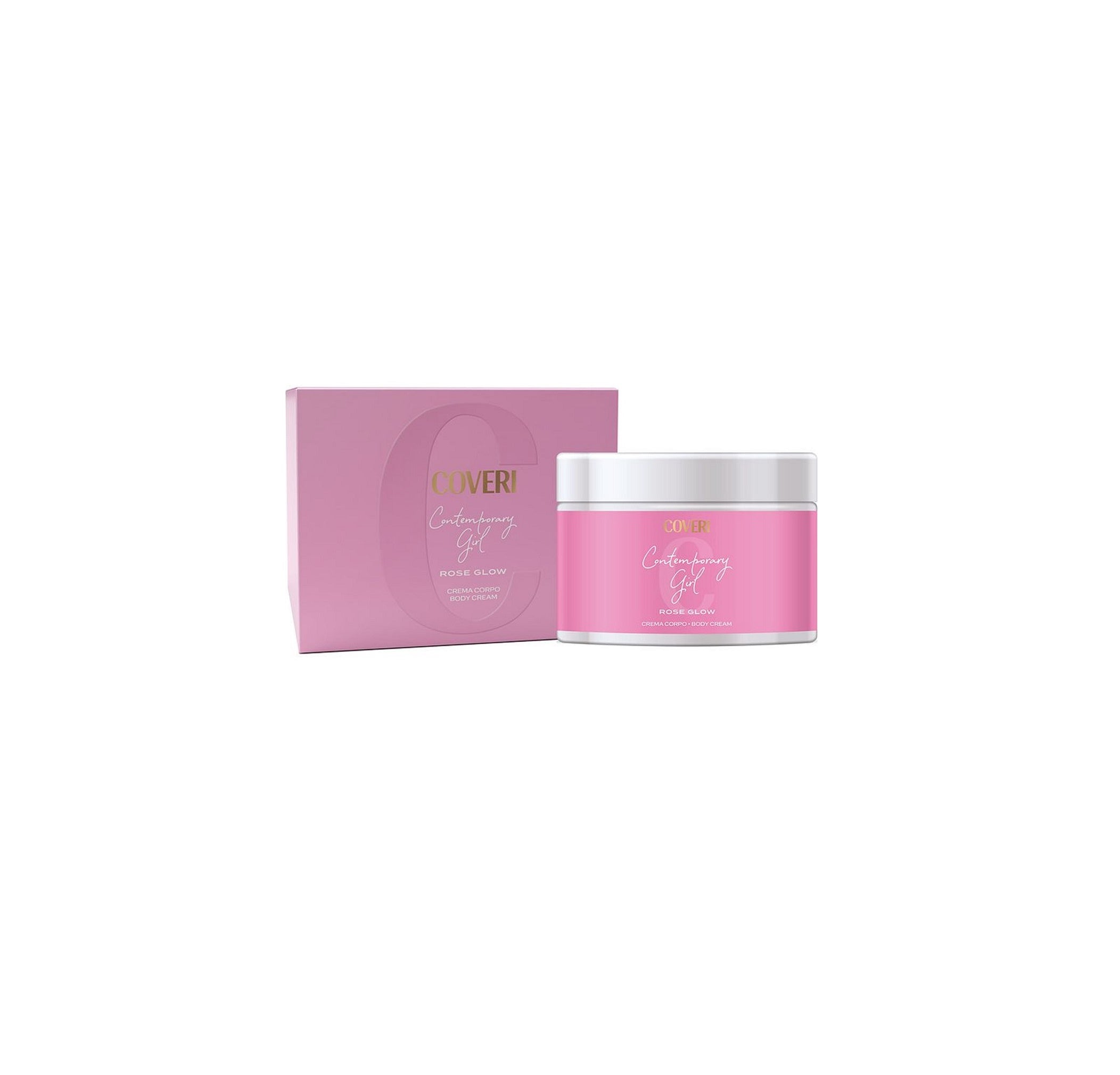 COVERI CONTEMPORARY GIRL ROSE GLOW BODY CREAM 400ML