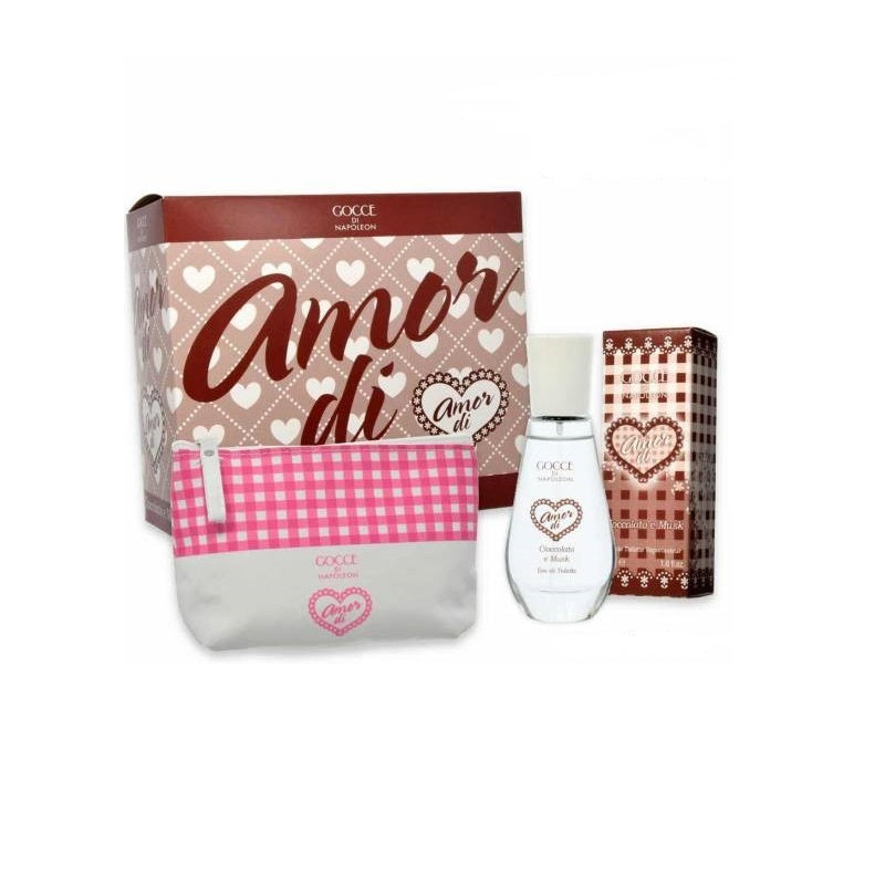 DROPS CONF. AMOR DI CIOCCOLATO E MUSK EDT 30ML + POCHETTE