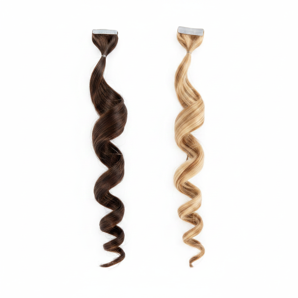 DI BIASE WAVY HAIR EXTENSIONS ADHESIVE STRINGS 2.5GR X 10PCS 50CM ART. STKR 4 CM 50 W 