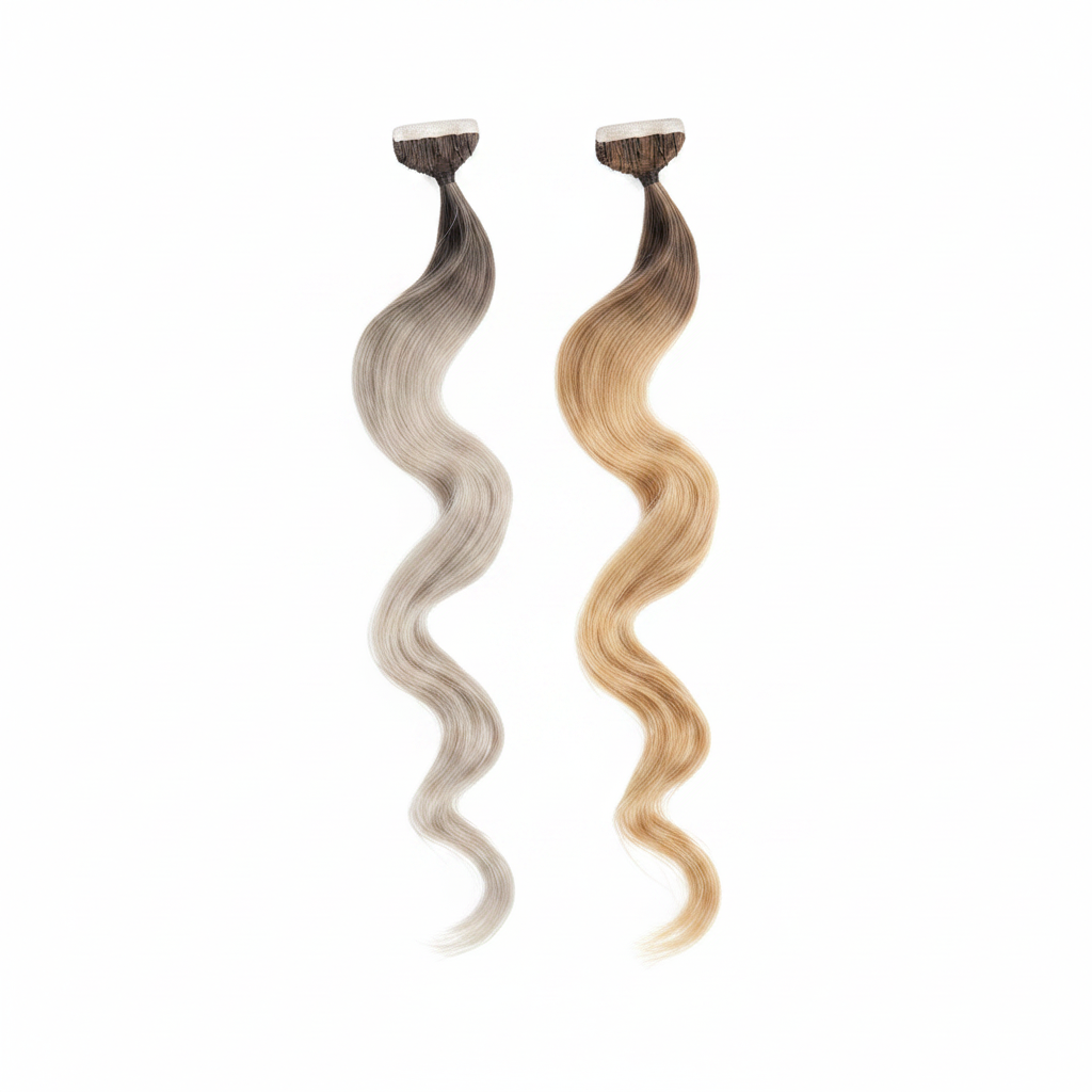 DI BIASE EXTENSION WAVY HAIR ADHESIVE LOCKS 2.5GR OMBRE X 10PCS 50CM ART. STKR 4 CM 50 SH-W