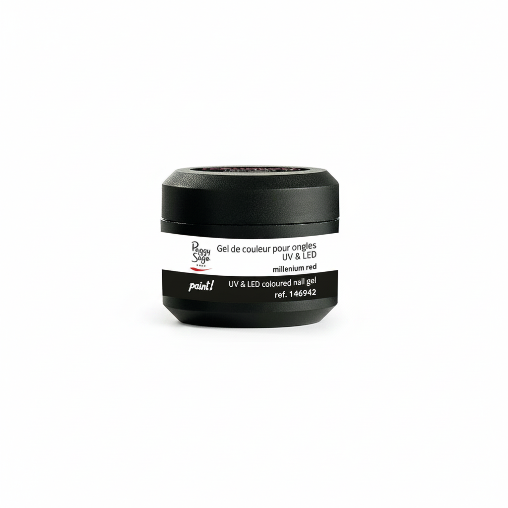 PEGGY SAGE COLORED UV&amp;LED GEL PAINT MILLENIUM RED 5GR. 146942