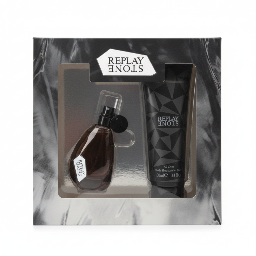 REPLAY STONE FOR HIM COMPACT SET EDT 30ML+SHOWER GEL 100ML