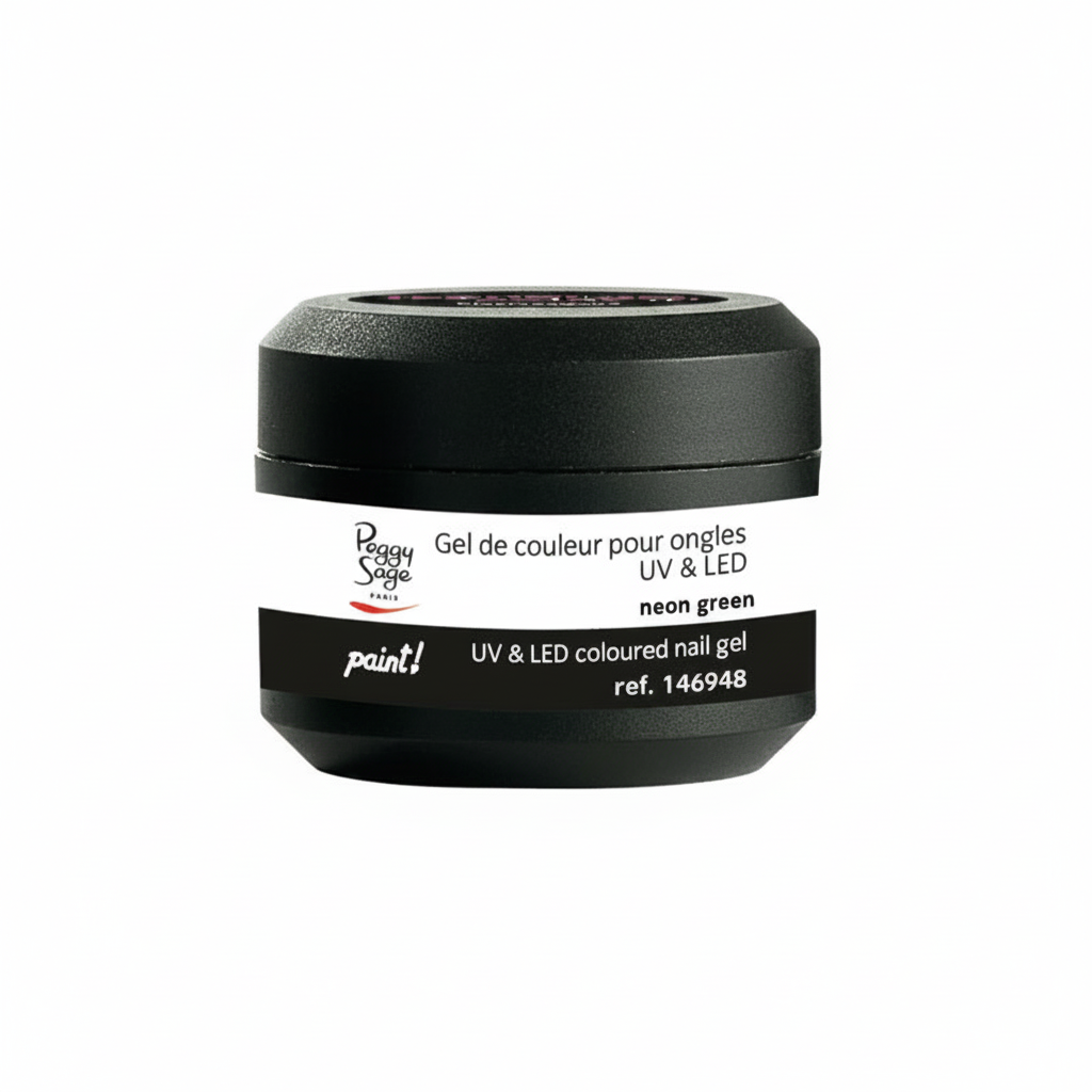 PEGGY SAGE UV/LED COLORED GEL PAINT NEON GREEN 5 GR. 