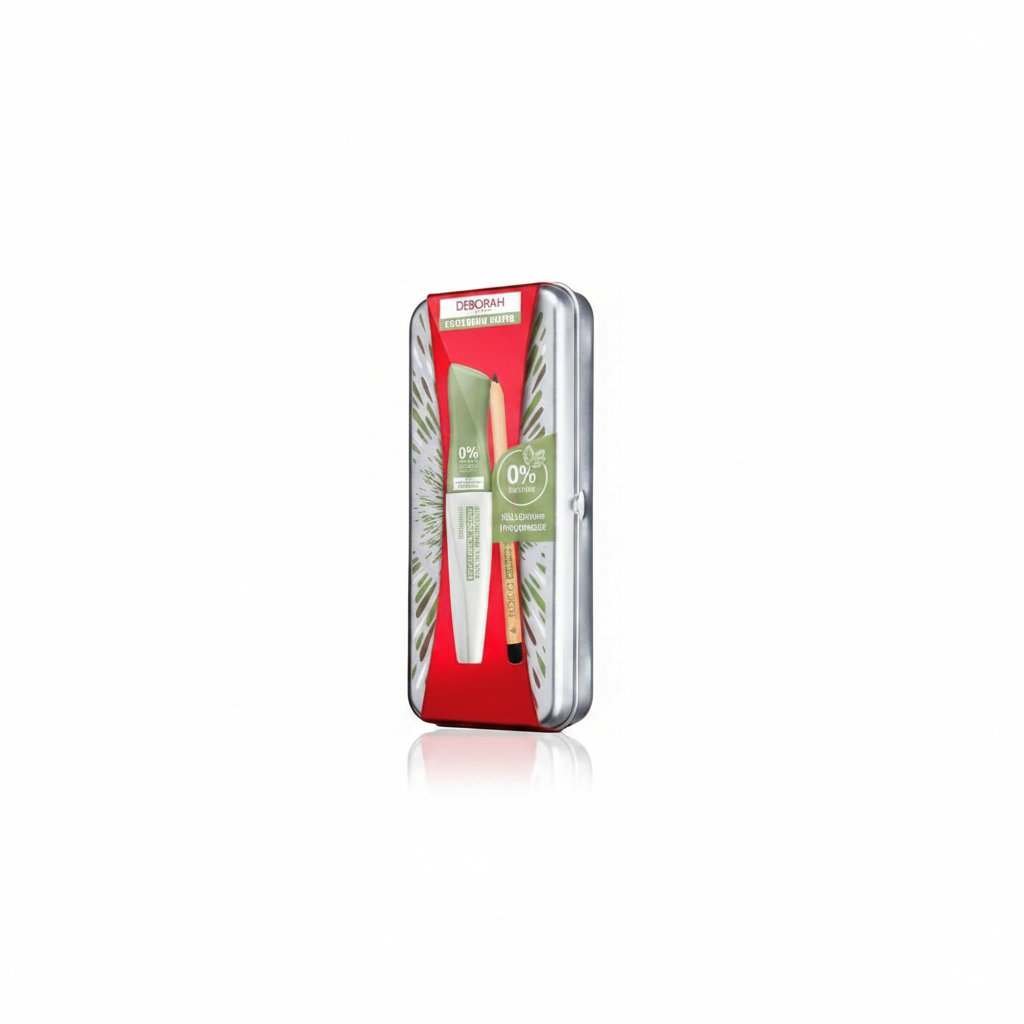 DEBORAH GIFT SET PURE FORMULA TIN MASCARA + EYE PENCIL