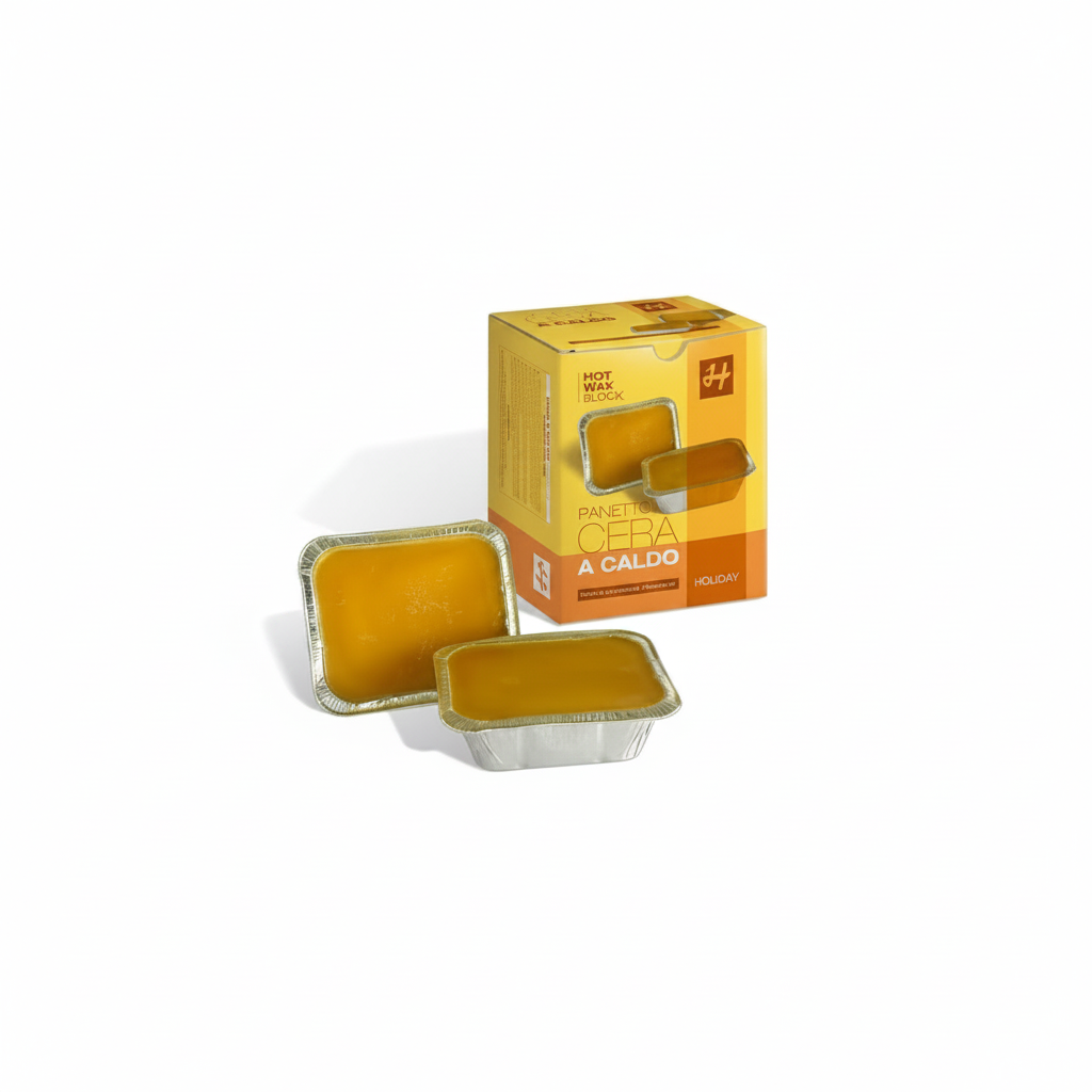 HOLIDAY HOT WAX IN NATURAL TRAY 2X500ML