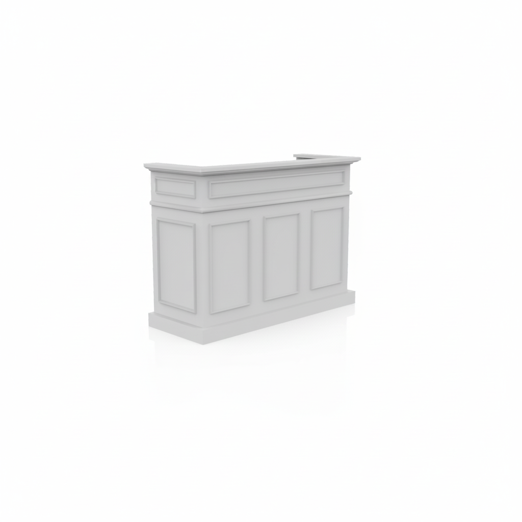 MELCAP VINTAGE WHITE CASH COUNTER ART.AR3365B