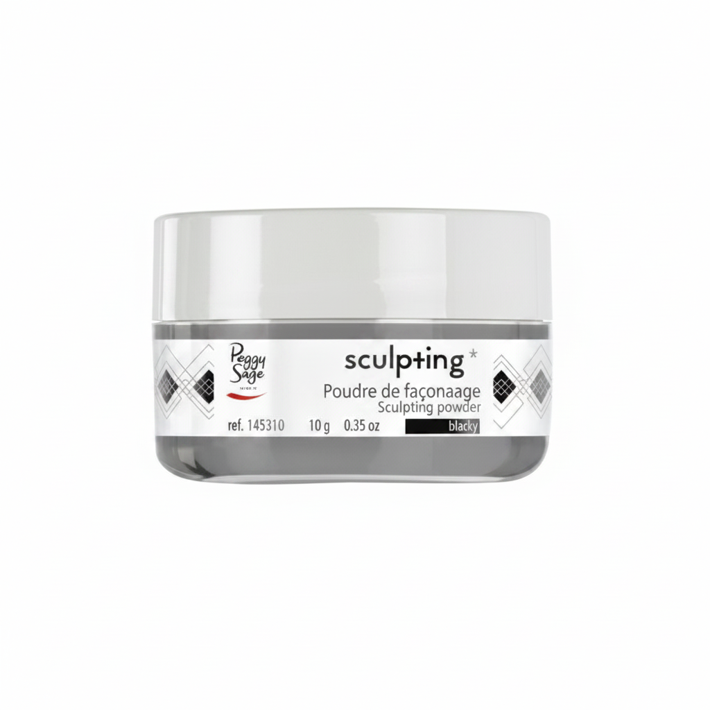 PEGGY SAGE POWDER. MODEL. SCULPTING + BLACK 10 GR.