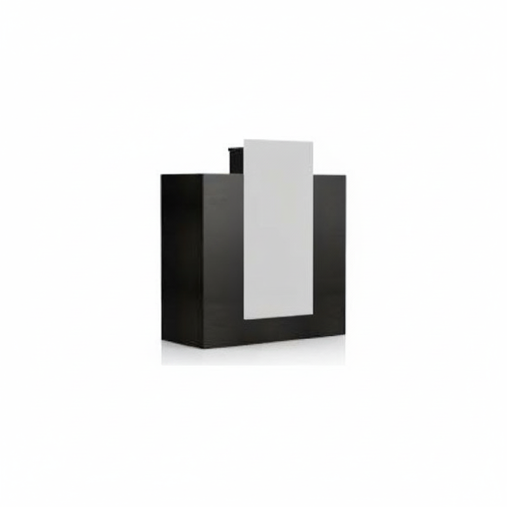 MELCAP RECEPTION COUNTER WHITE/BLACK ASH ART.AR0915N