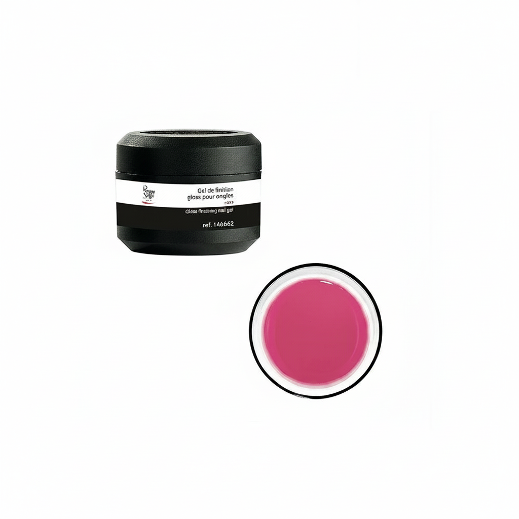 PEGGY SAGE GLOSSY UV NAIL FINISHING GEL PINK 50G