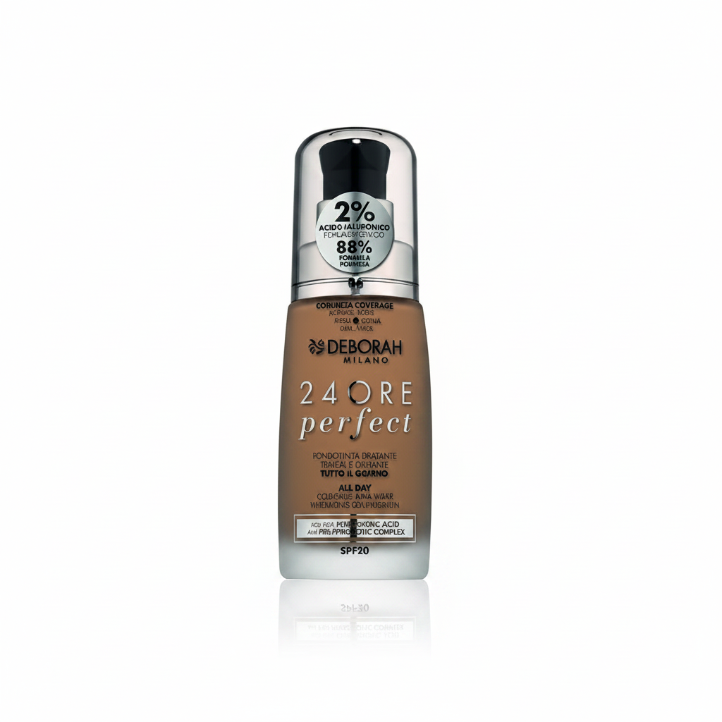 DEBORAH 24 HOUR PERFECT NEW FOUNDATION WITH HYALURONIC ACID N.06