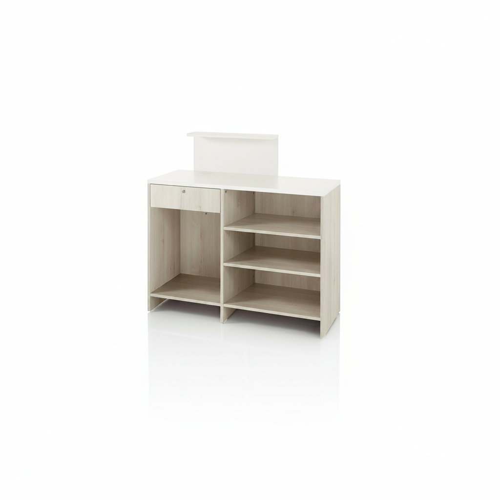 VISTA CONSOLLE NATURAL RECEPTION DESK ART. 375.211