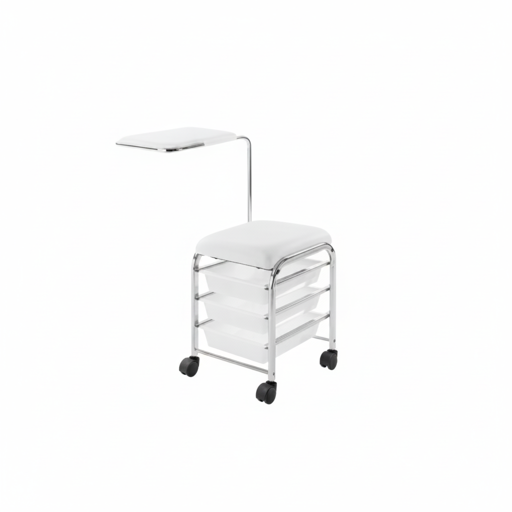 WHITE MANICURE SERVICE TOOL TROLLEY ART. 370.522