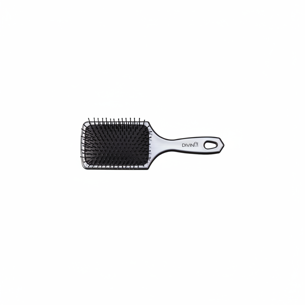 MP.HAIR FLAT BRUSH-DIVINE SILVER