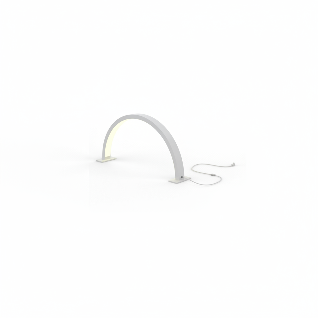 MELCAP HALF MOON WHITE LED TABLE LAMP