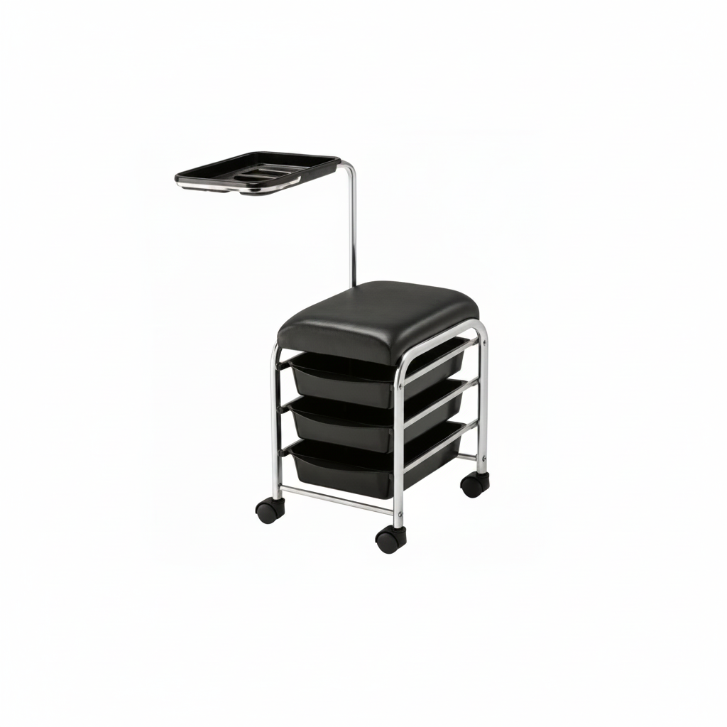 BLACK MANICURE SERVICE TOOL TROLLEY ART. 370.520