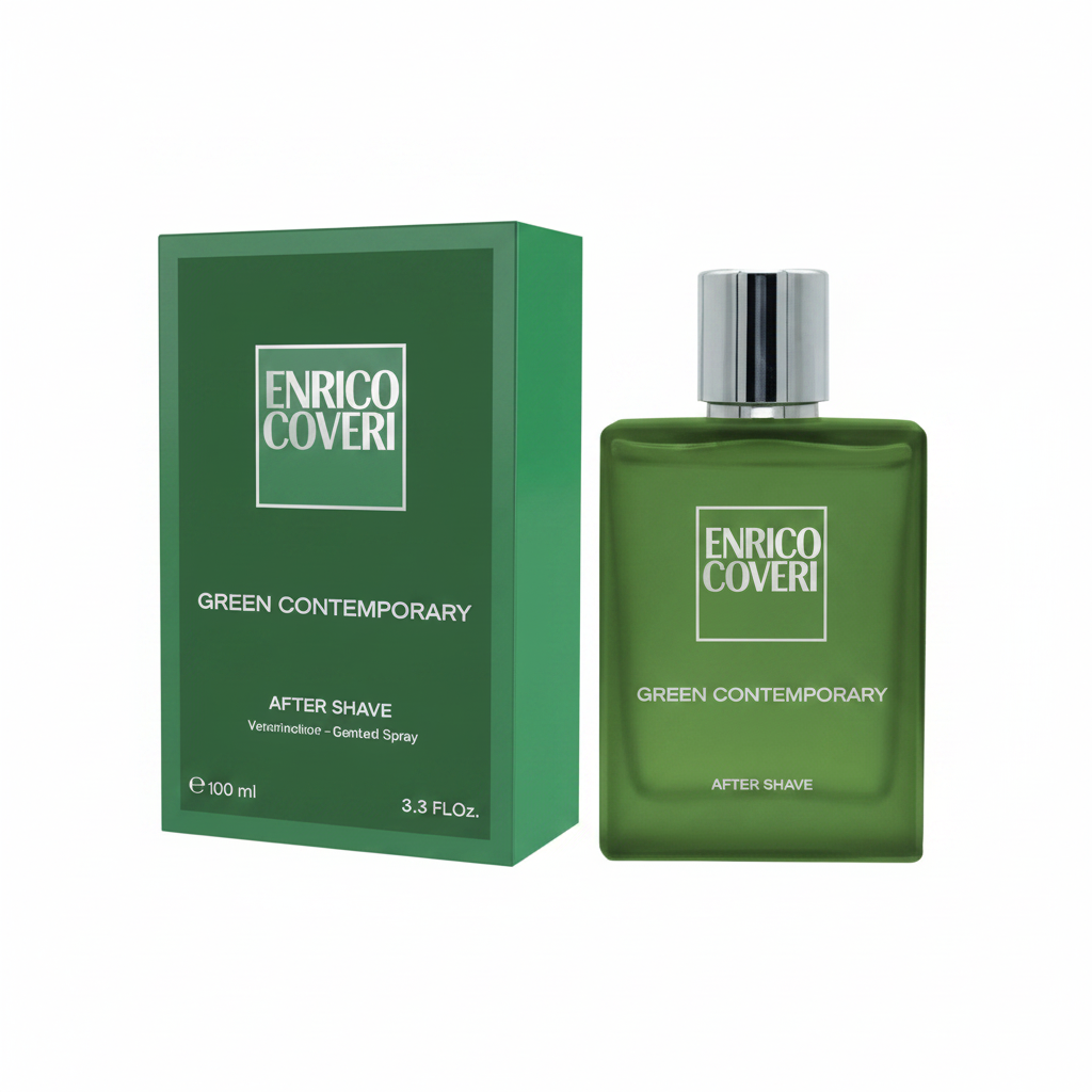 ENRICO COVERI GREEN CONTEMPORARY AFTERSHAVE SPRAY 100ML