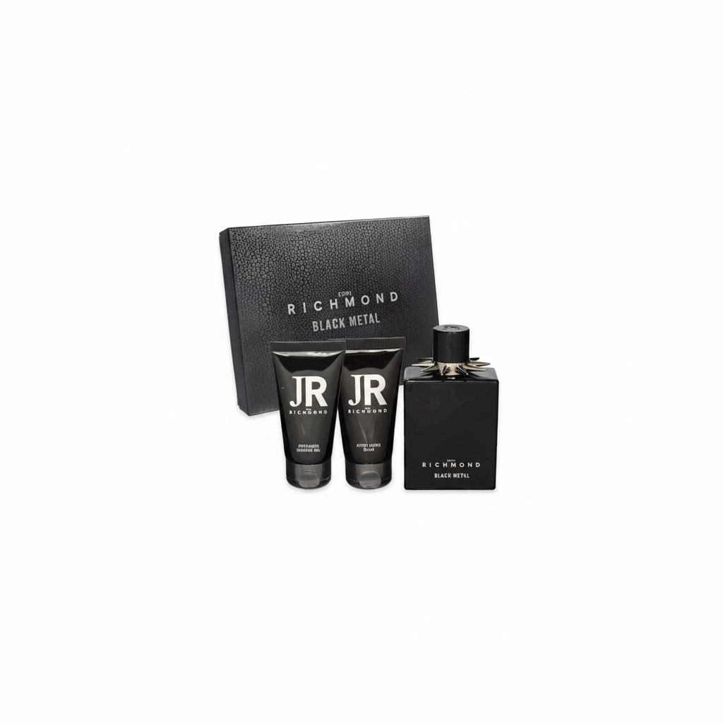 RICHMOND BLACK METAL EDP 100ML + BODY LOTION 50ML + SHOWER GEL 50ML