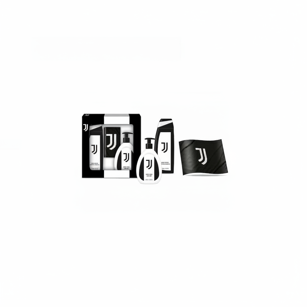 JUVENTUS GIFT SET SOAP + SHOWER GEL + FLAG