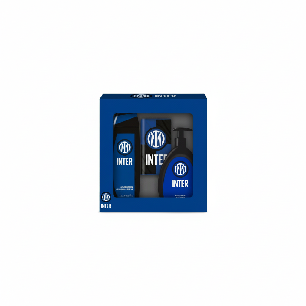 INTER GIFT SET SOAP + SHOWER GEL + FLAG