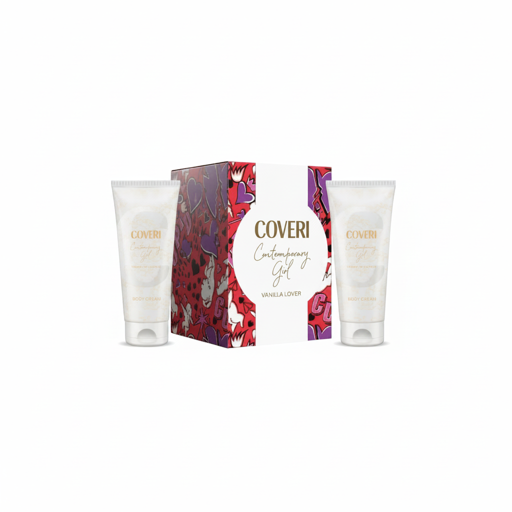 COVERI CONTEMPORARY GIRL VANILLA LOVER SHOWER GEL 200ML + BODY CREAM 200ML