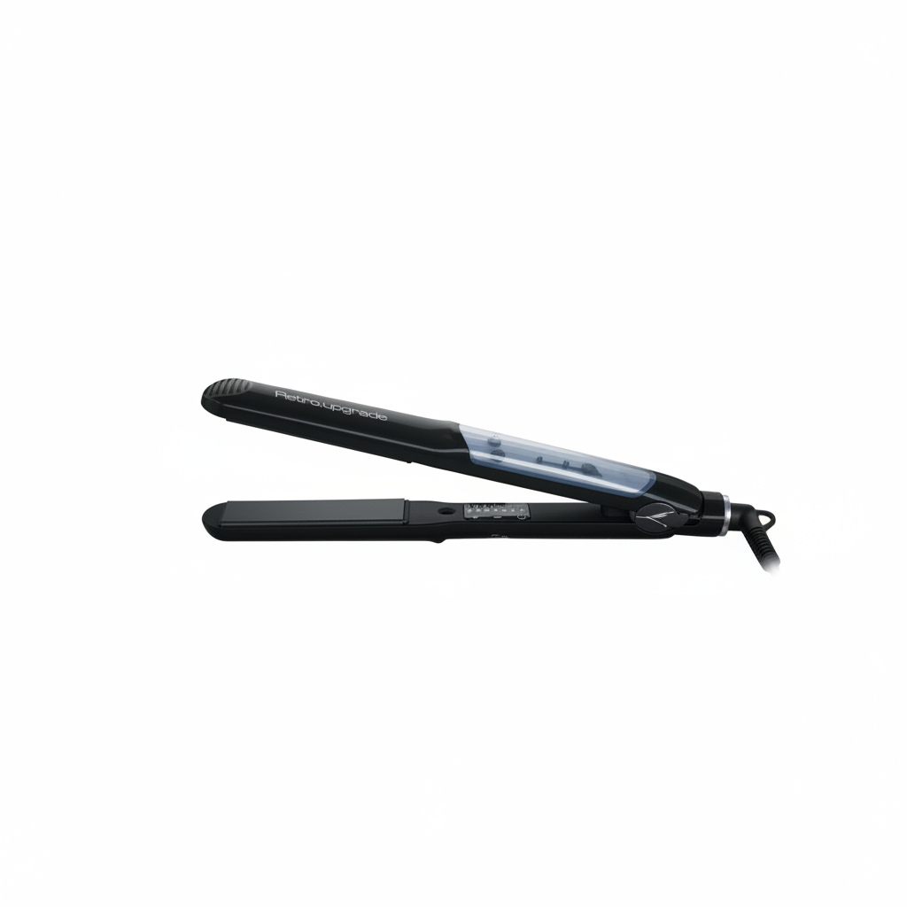 RETRO STEAM STRAIGHTENER WITH KERATIN RUP-133C/KER GREY