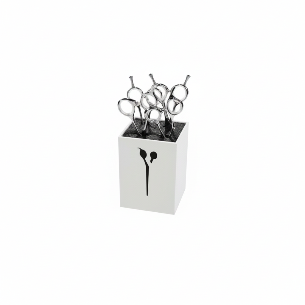 GIUBRA MAGIC WHITE SCISSOR HOLDER