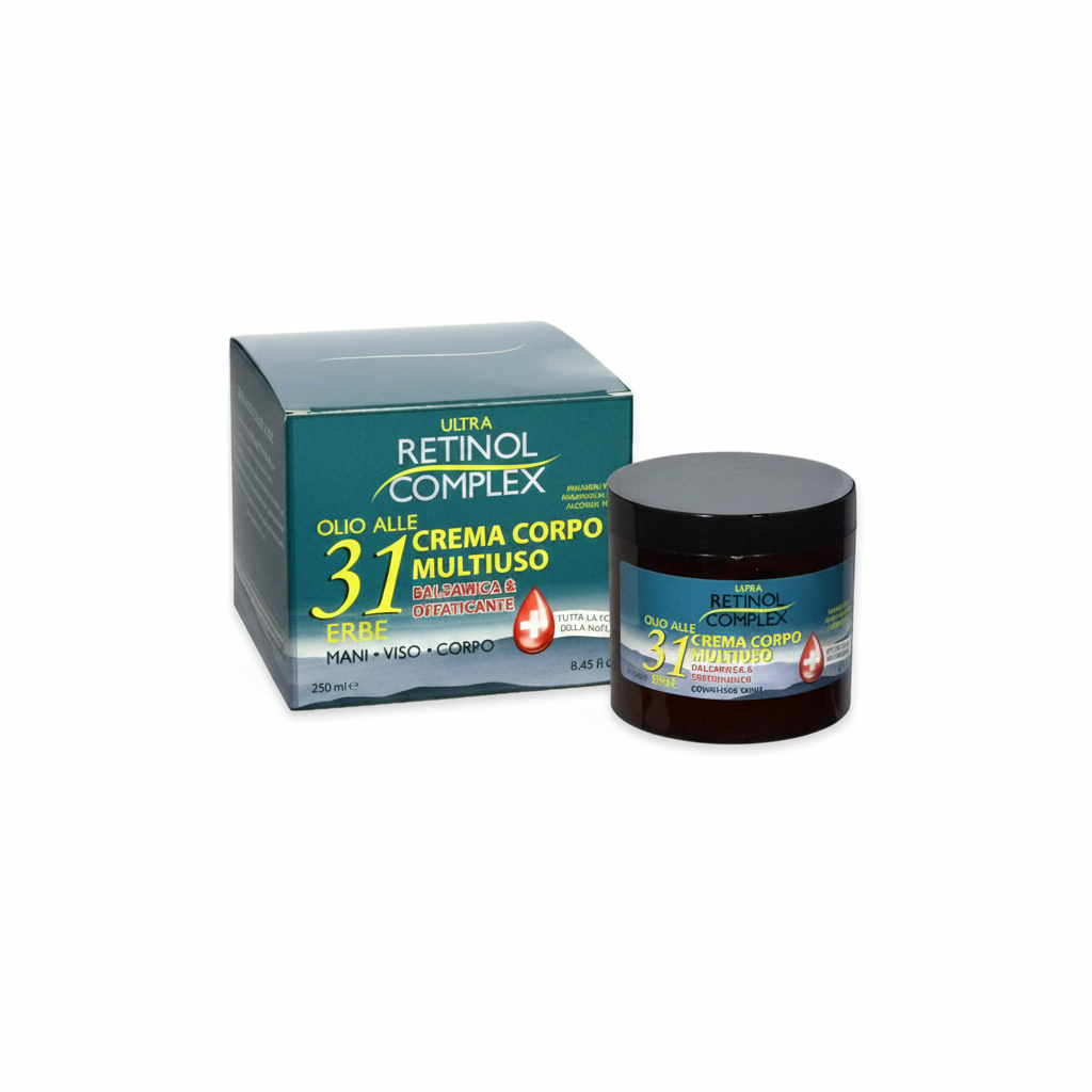 RETINOL COMPLEX MULTIPURPOSE BODY CREAM OIL WITH 31 HERBS 250ML