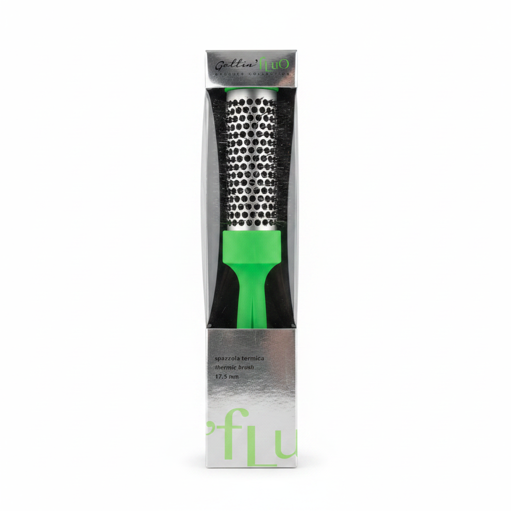 LABOR GETTI'N FLUO GREEN THERMAL BRUSH 17.5MM