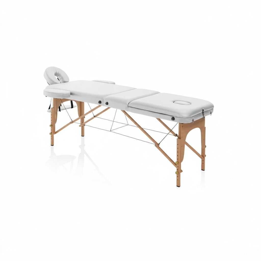 FOLDING BED MASTER COMFORT WOOD WHITE ART. 350.307